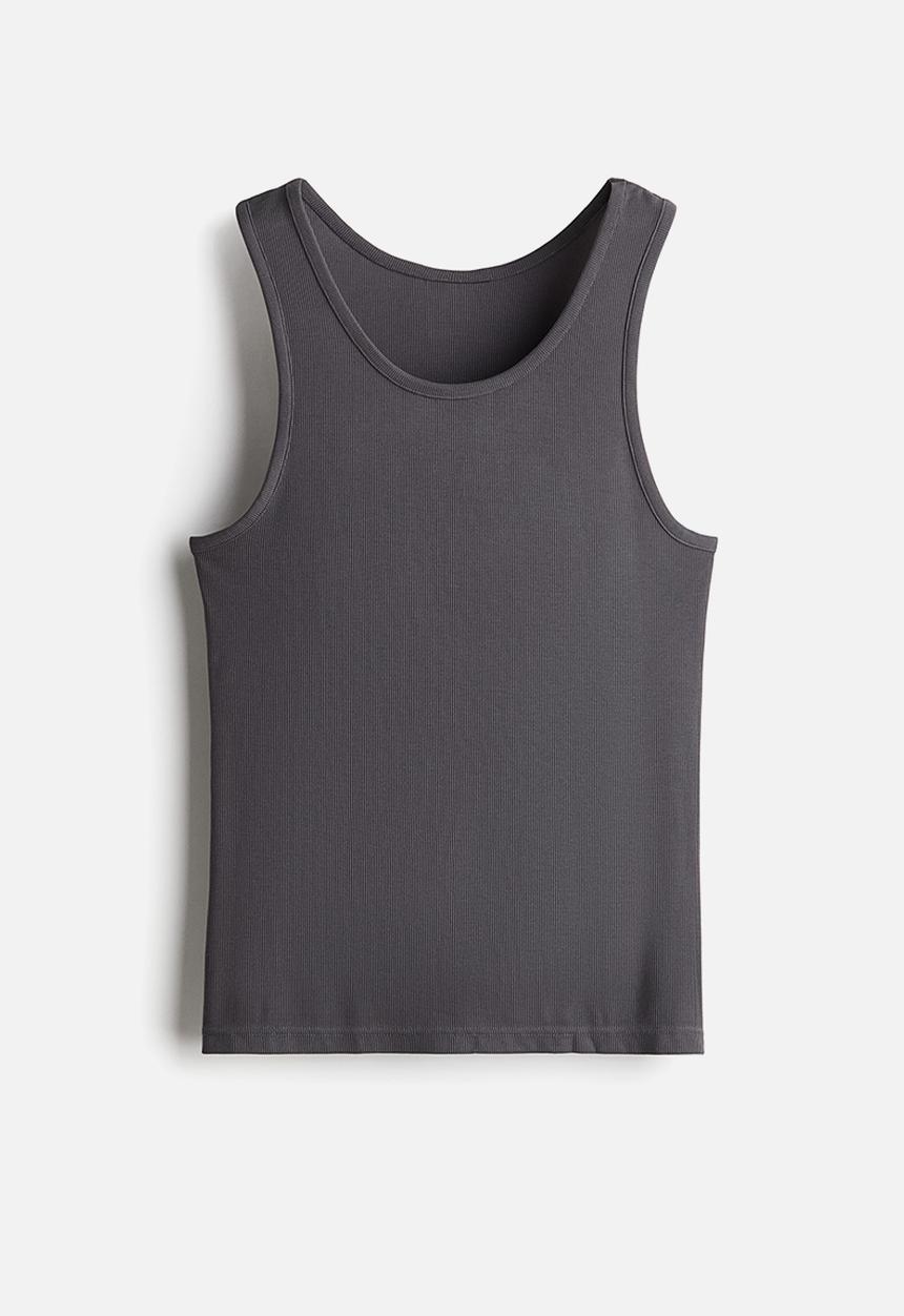 H&M - Thermolite® regular fit vest top - dark grey