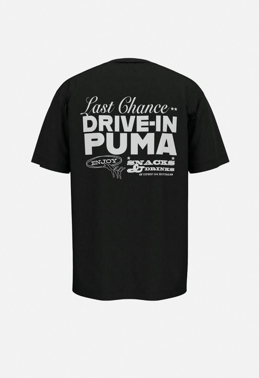PUMA - GRAPHICS PUMA Drive-In Relaxed Tee - PUMA Black