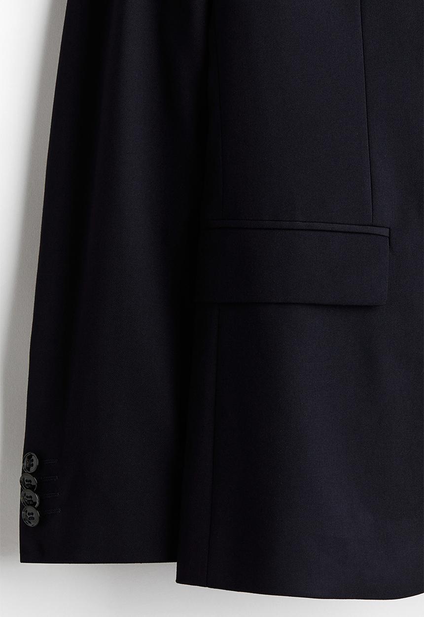 H&M - Slim fit jacket - navy blue