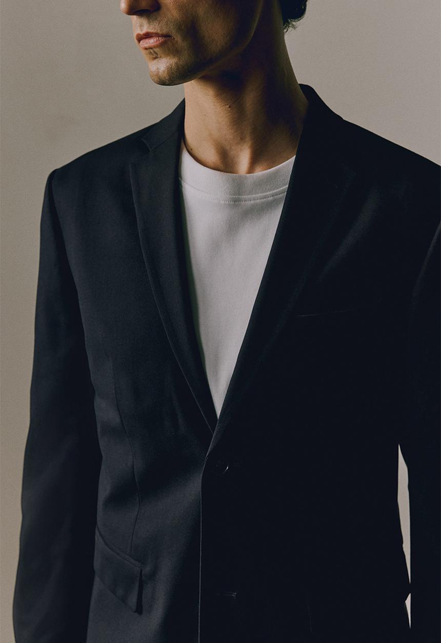 H&M - Slim fit jacket - navy blue