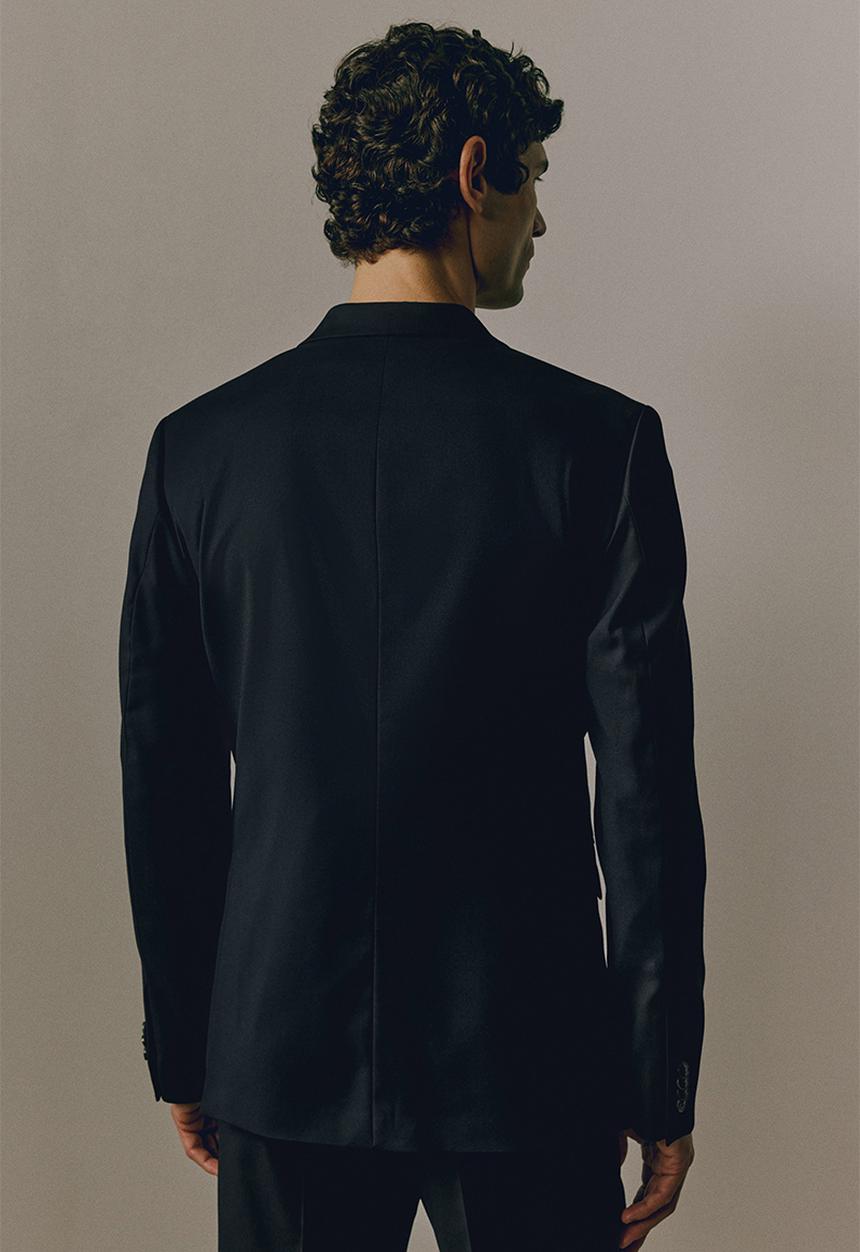 H&M - Slim fit jacket - navy blue