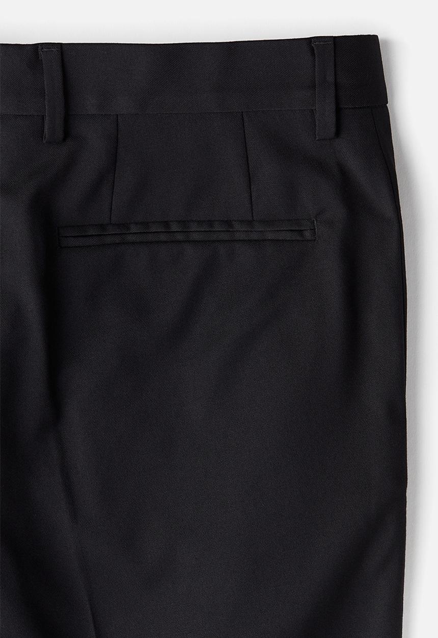 H&M - Slim fit suit trousers - black