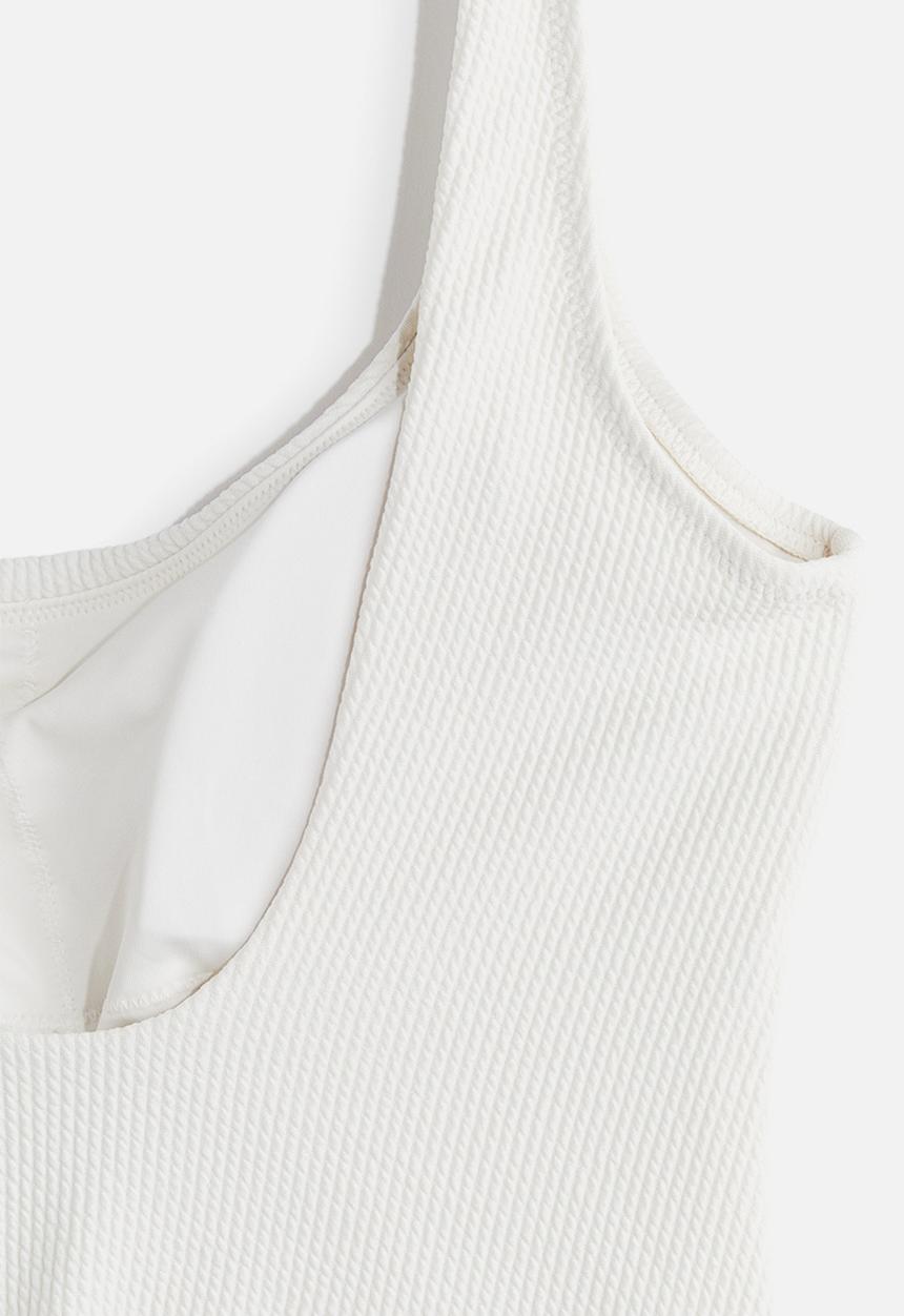 H&M - Padded-cup swimsuit - white
