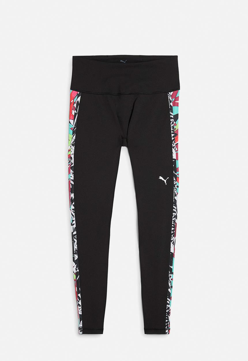 PUMA - Plus Tropical Aop Hw 7/8 Tight - Puma Black-Aw-048280-0001
