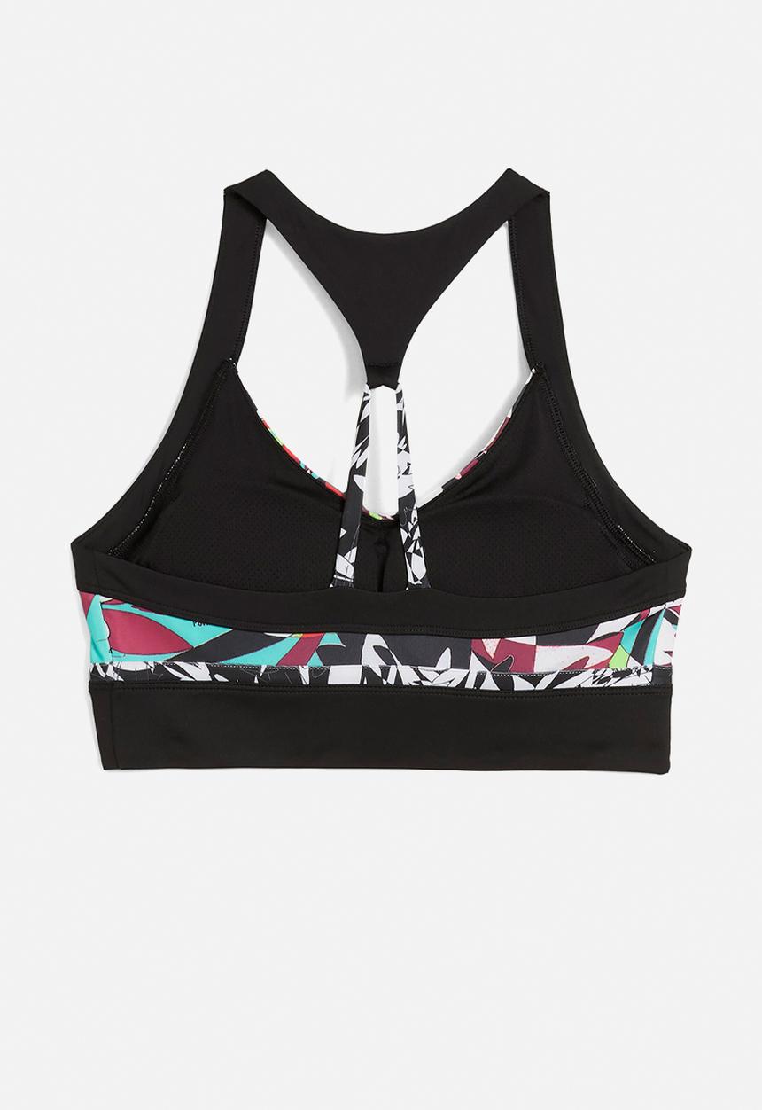PUMA - Plus 4Keeps Tropical Aop Longline Bra - Puma Black-Aw-048280-0001