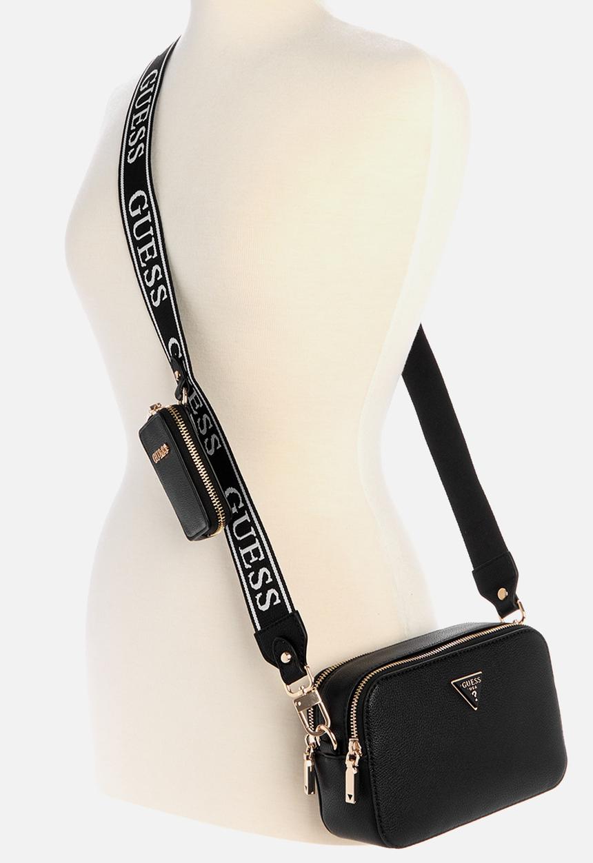 GUESS - Latona camera crossbody - black