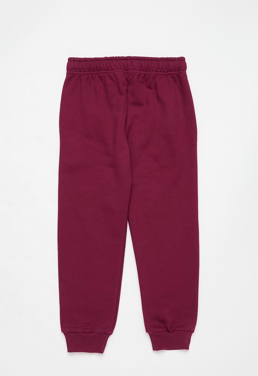 Pop Candy - 2 Pack joggers - maroon & charcoal