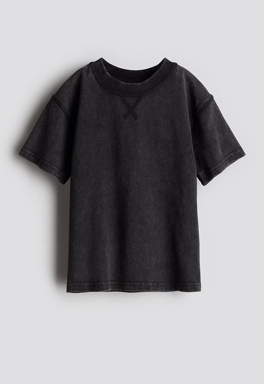 H&M - Keith Haring X H&M:  Washed-look T-shirt - charcoal 