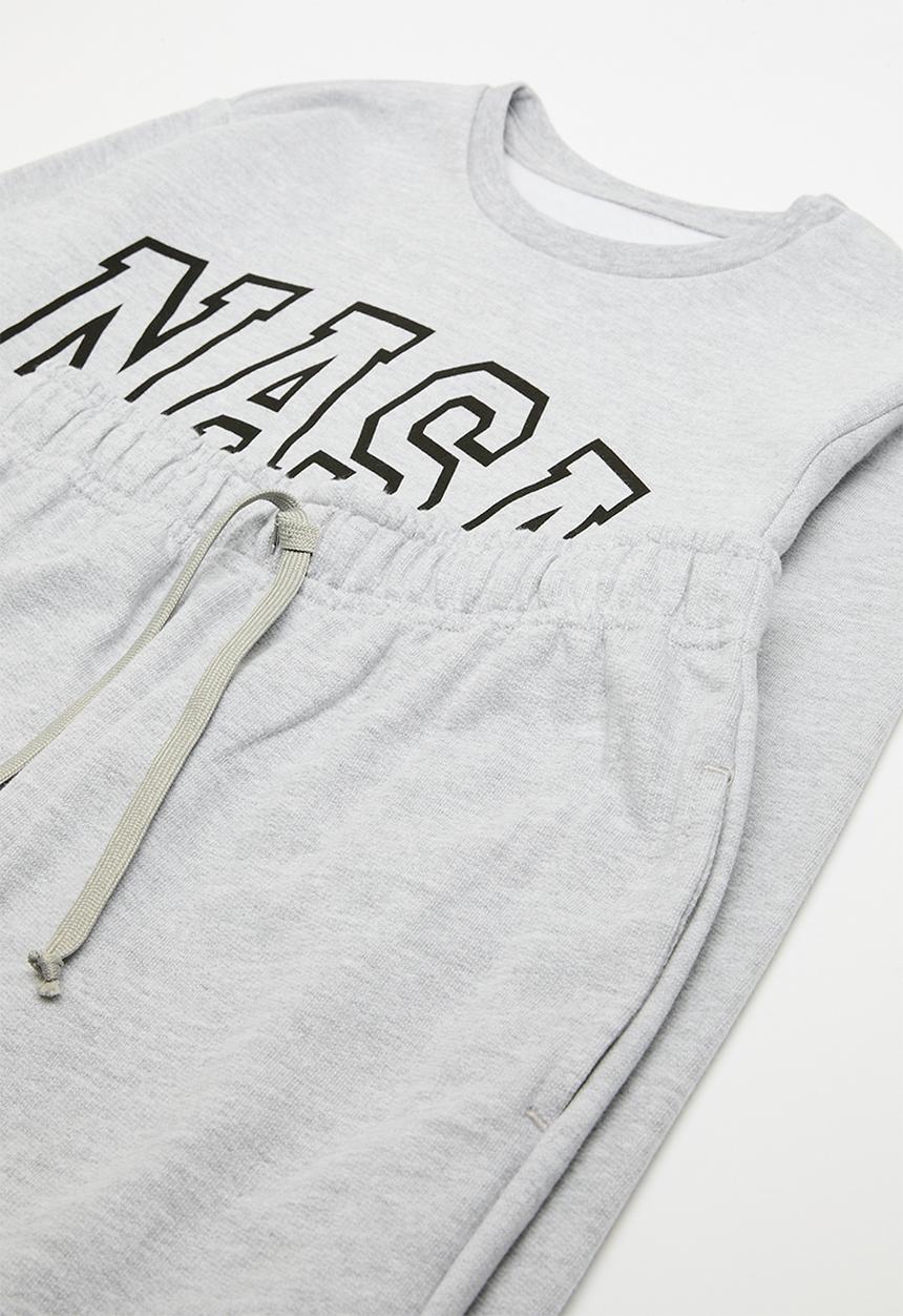 Pop Candy - Nasa tracksuit - grey/grey