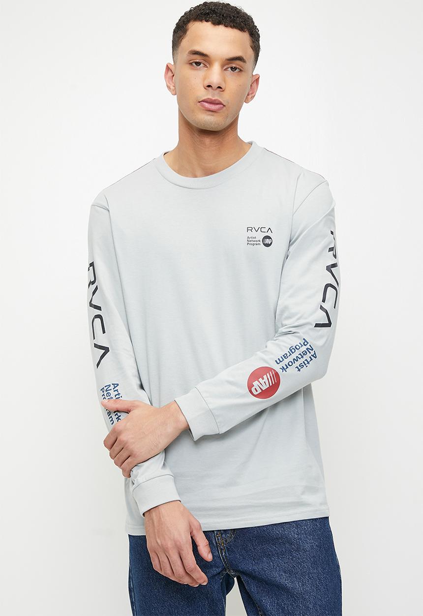 RVCA - Anp long sleeve red stitch - mirage
