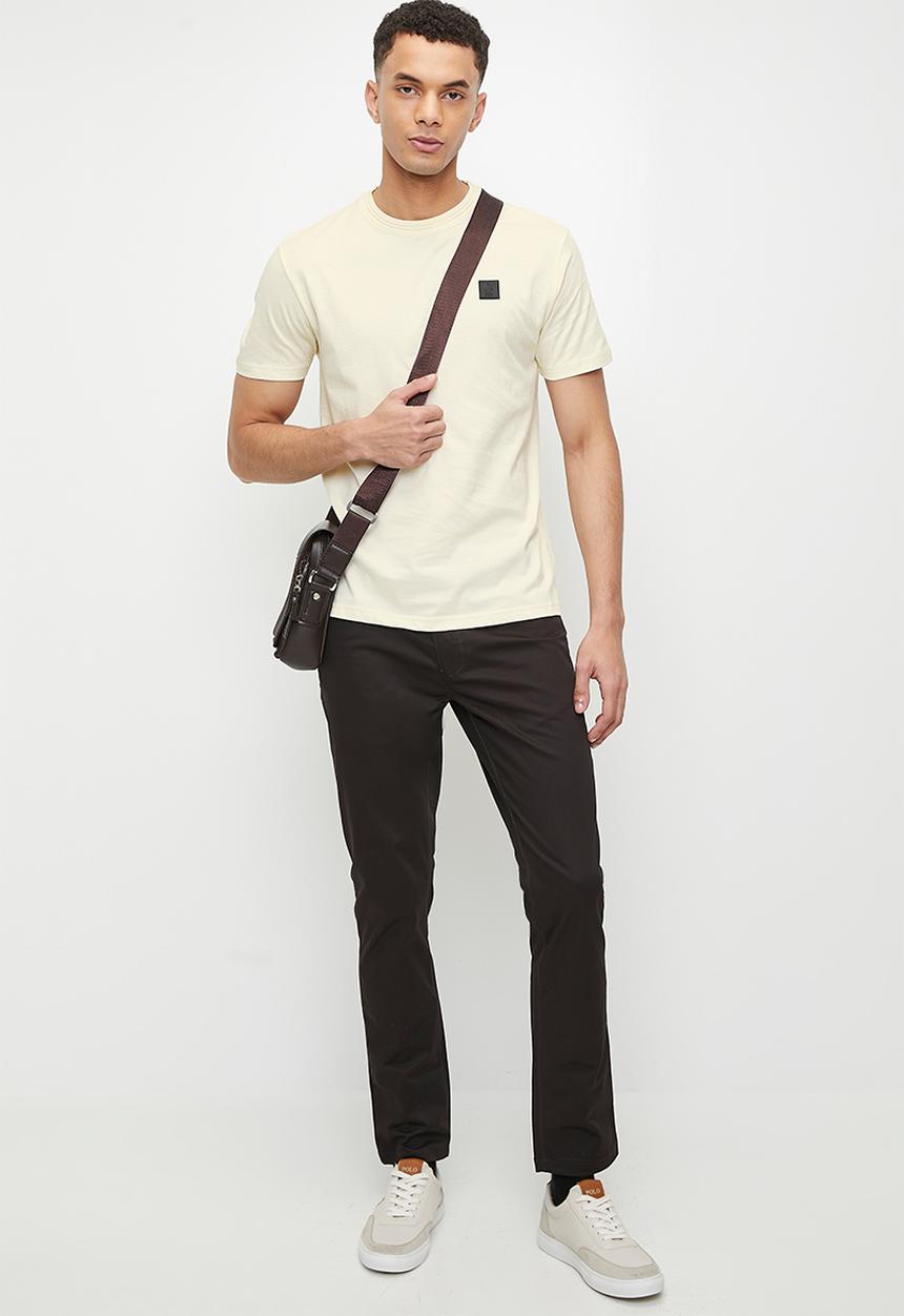 POLO - Mens Logo Badge Short Sleeve Tee - White