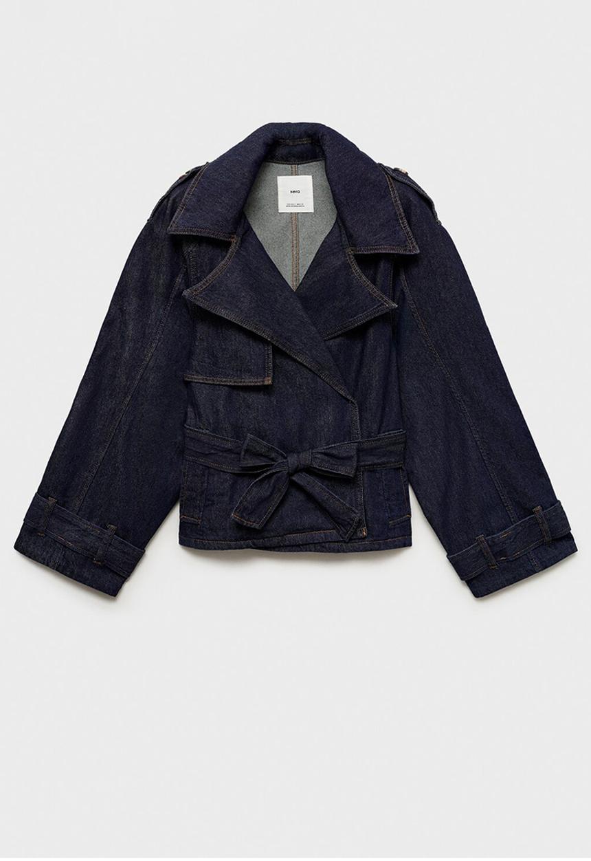 MANGO - Trenchcoat Mar - Open Blue