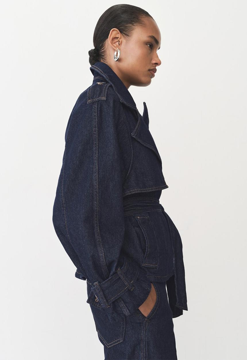 MANGO - Trenchcoat Mar - Open Blue
