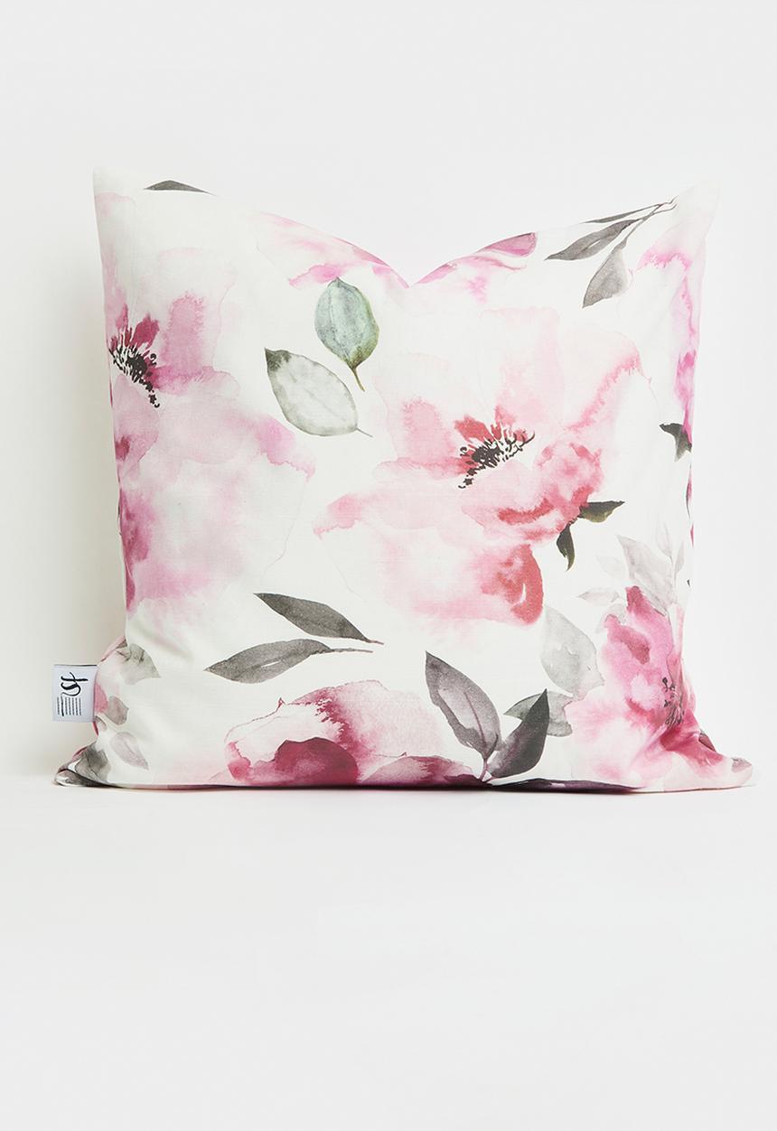 Sixth Floor - Spring printed cushion cover - Pink