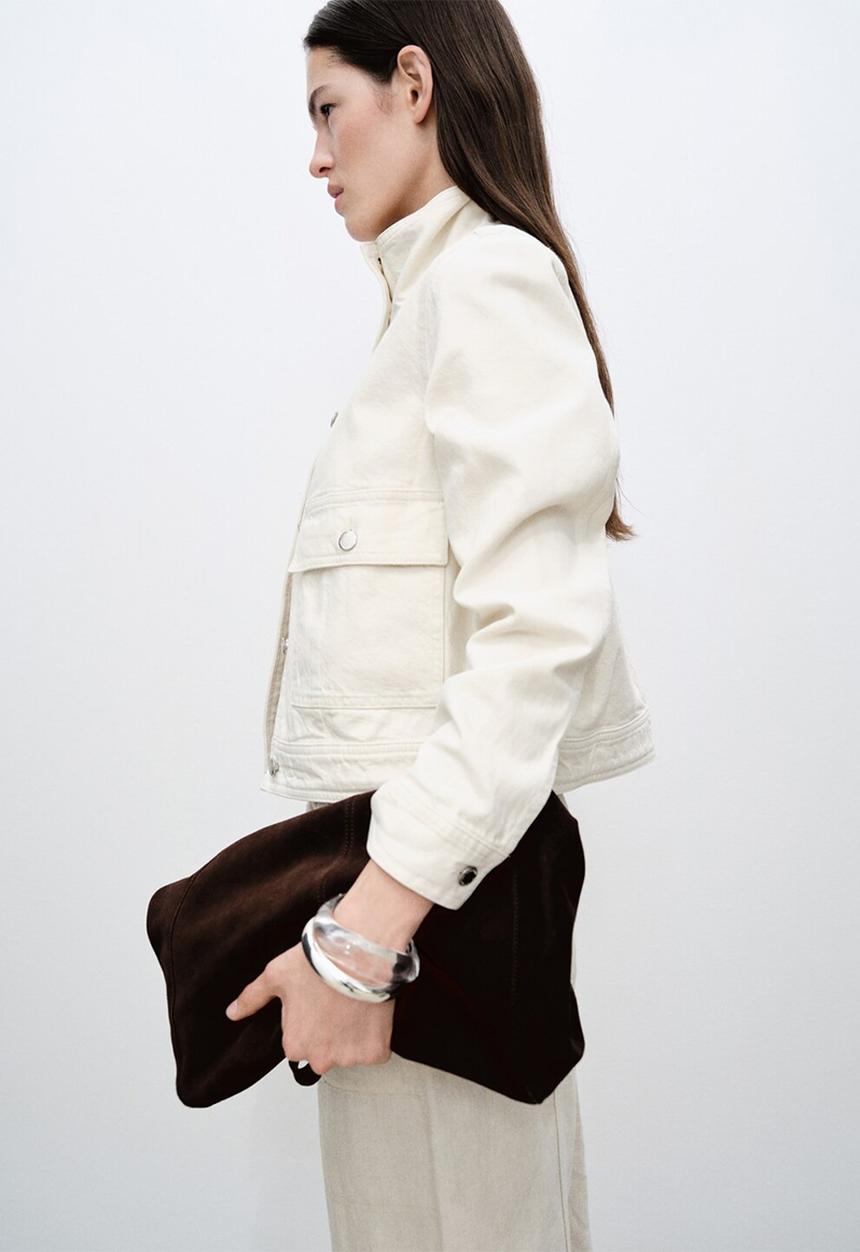 MANGO - Jacket Mara - Natural