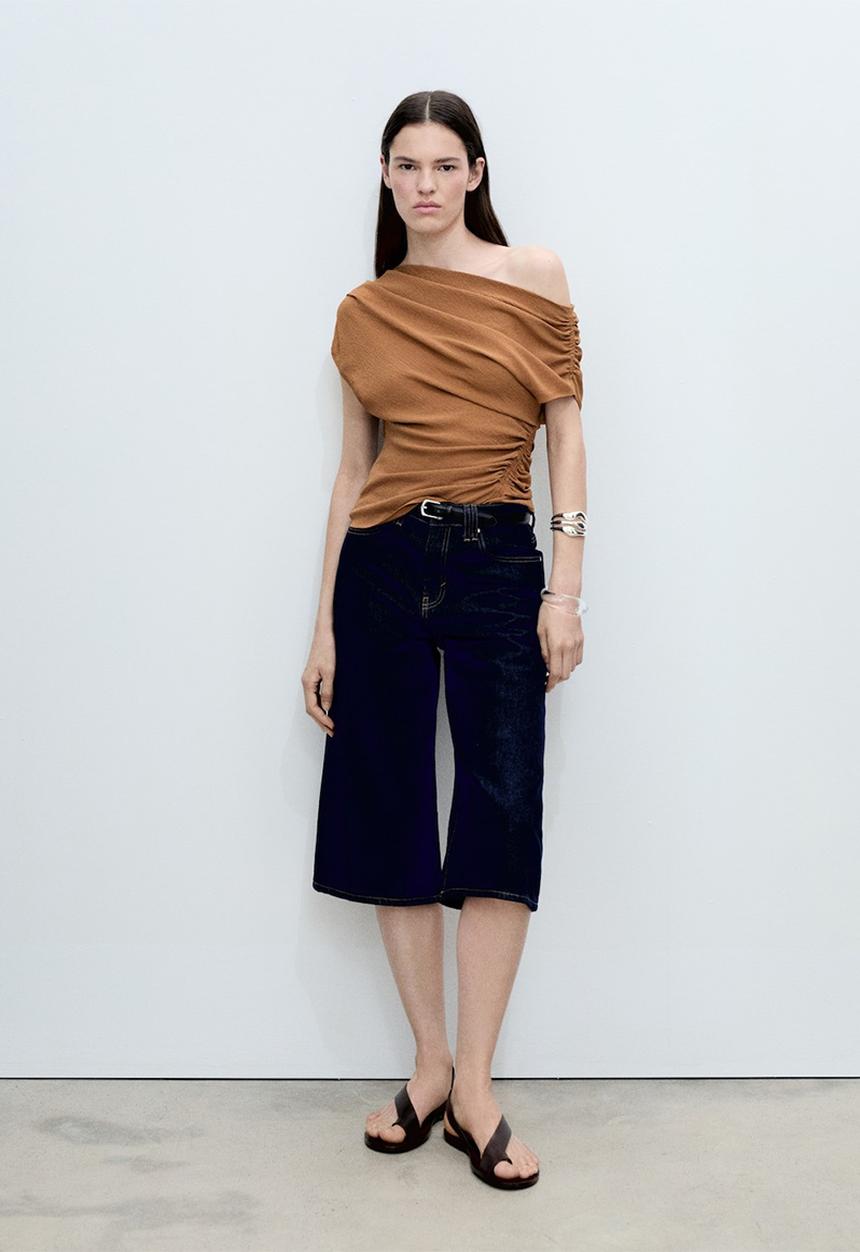 MANGO - Top Brick - Dark Brown