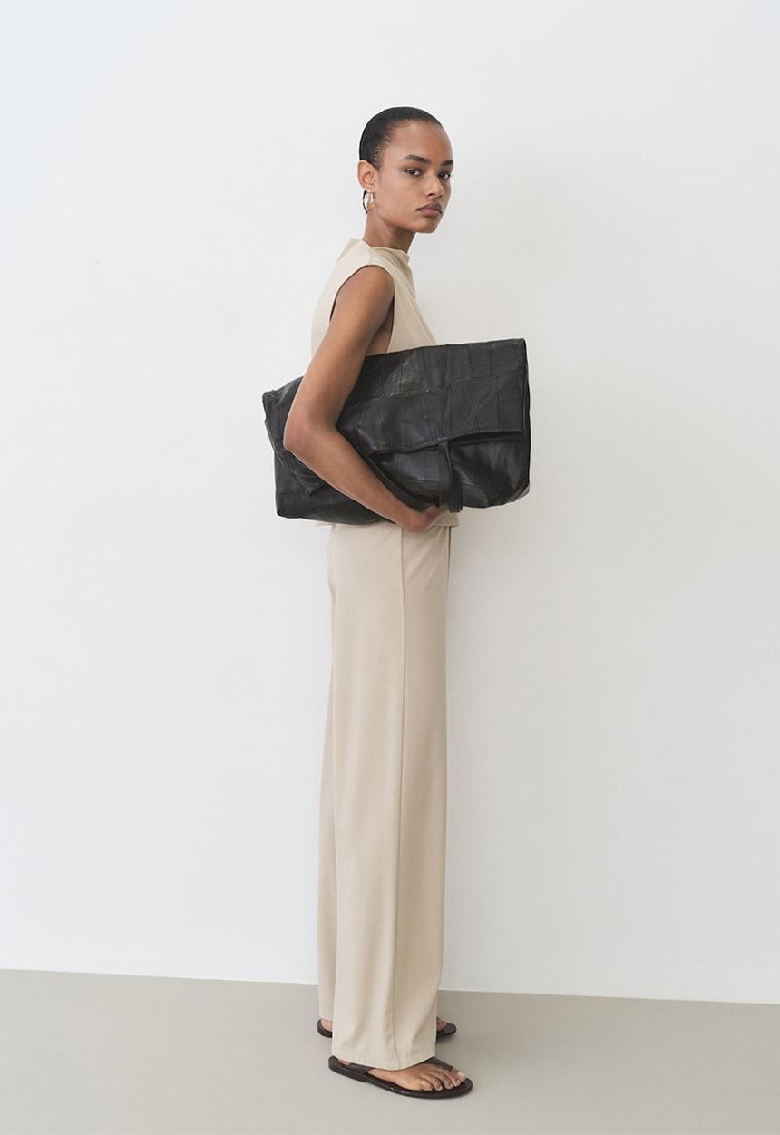 MANGO - Trousers Candela - Light Pastel Brown