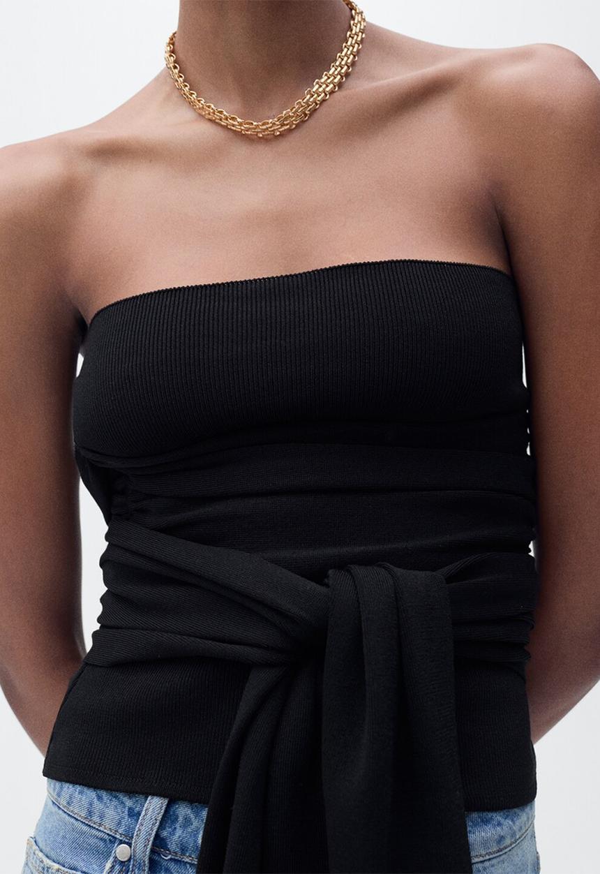 MANGO - Top Julito - Black