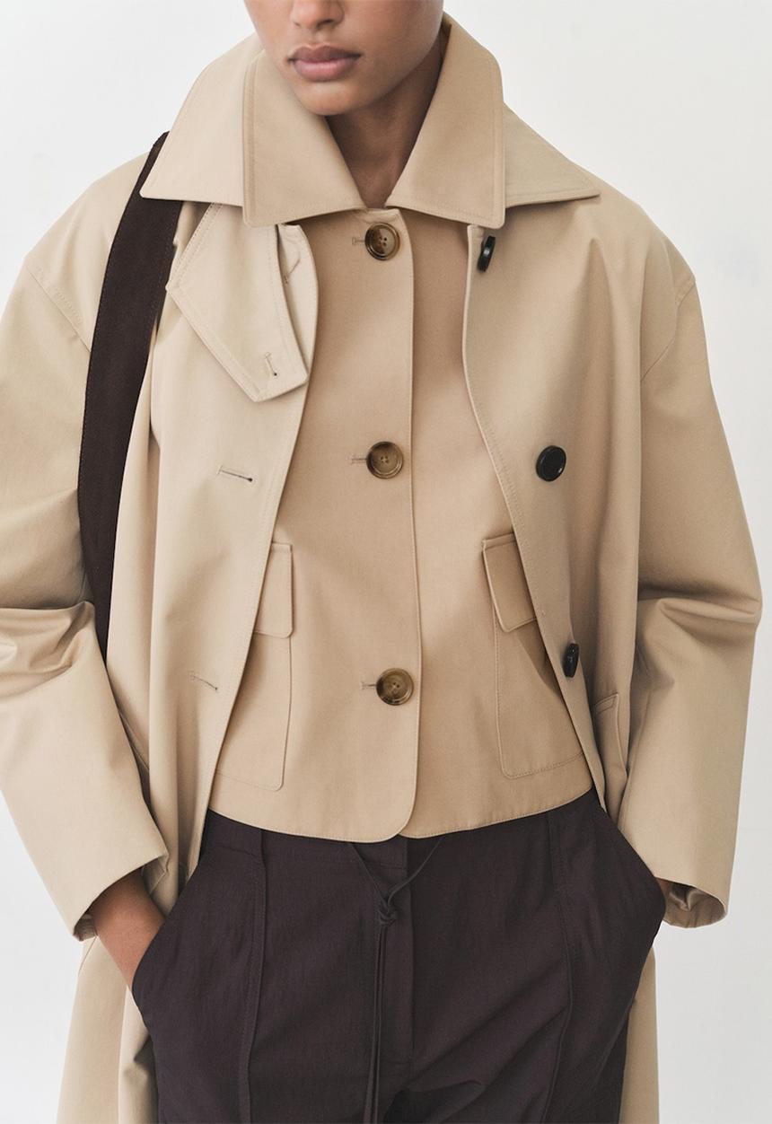 MANGO - Jacket Newyork - Beige/Khaki