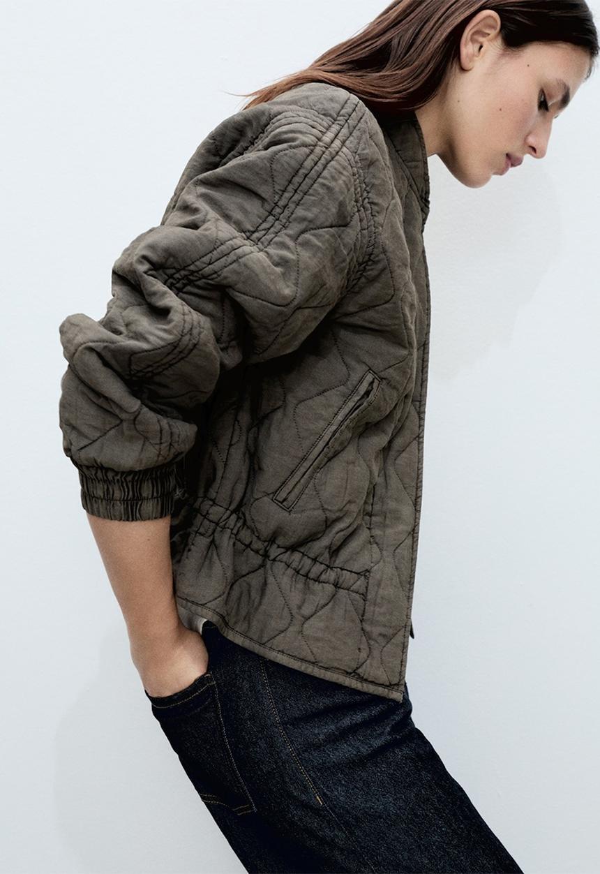 MANGO - Jacket Hawaii - Gray