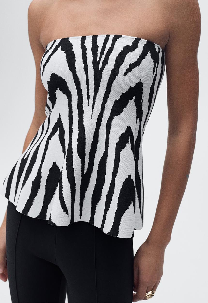 MANGO - Top Marti - Black