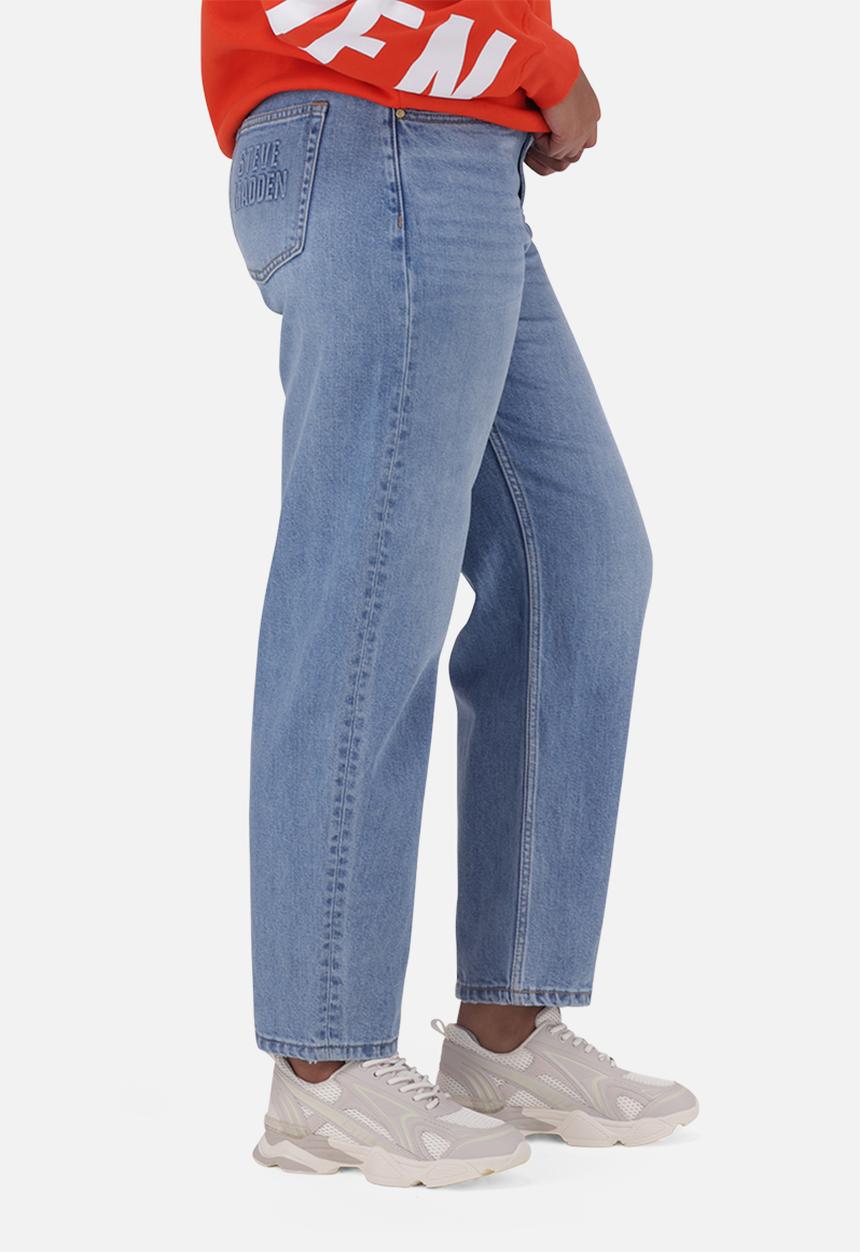 Steve Madden - Millie barrel jeans - mid wash
