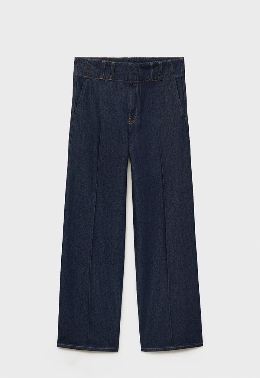 MANGO - Trousers Mar - Open Blue