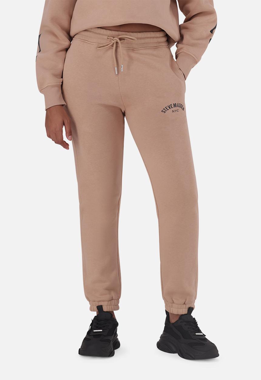 Steve Madden - Azalea fleece jogger - biscuit
