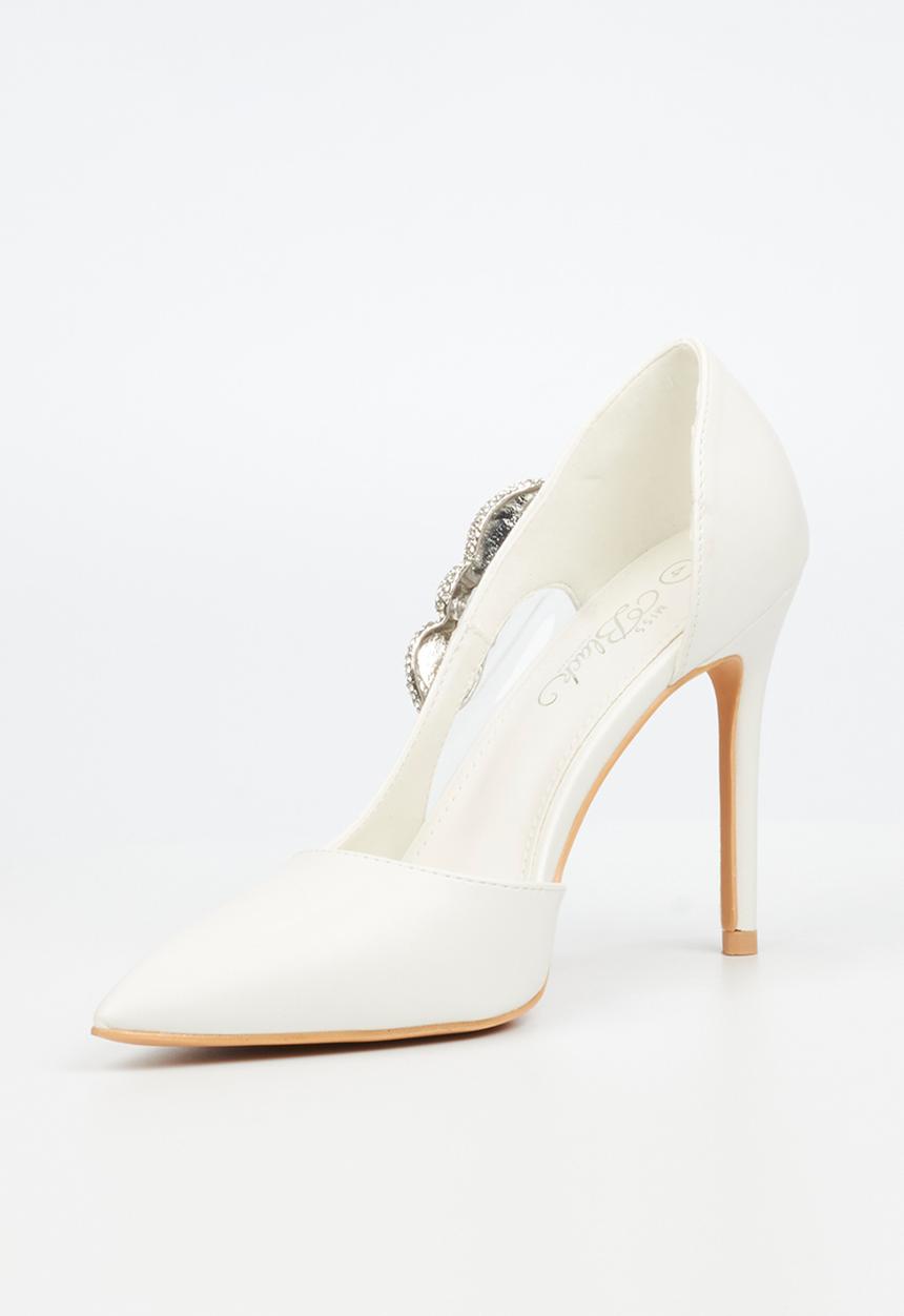 Miss Black - Lola 49 heel - white