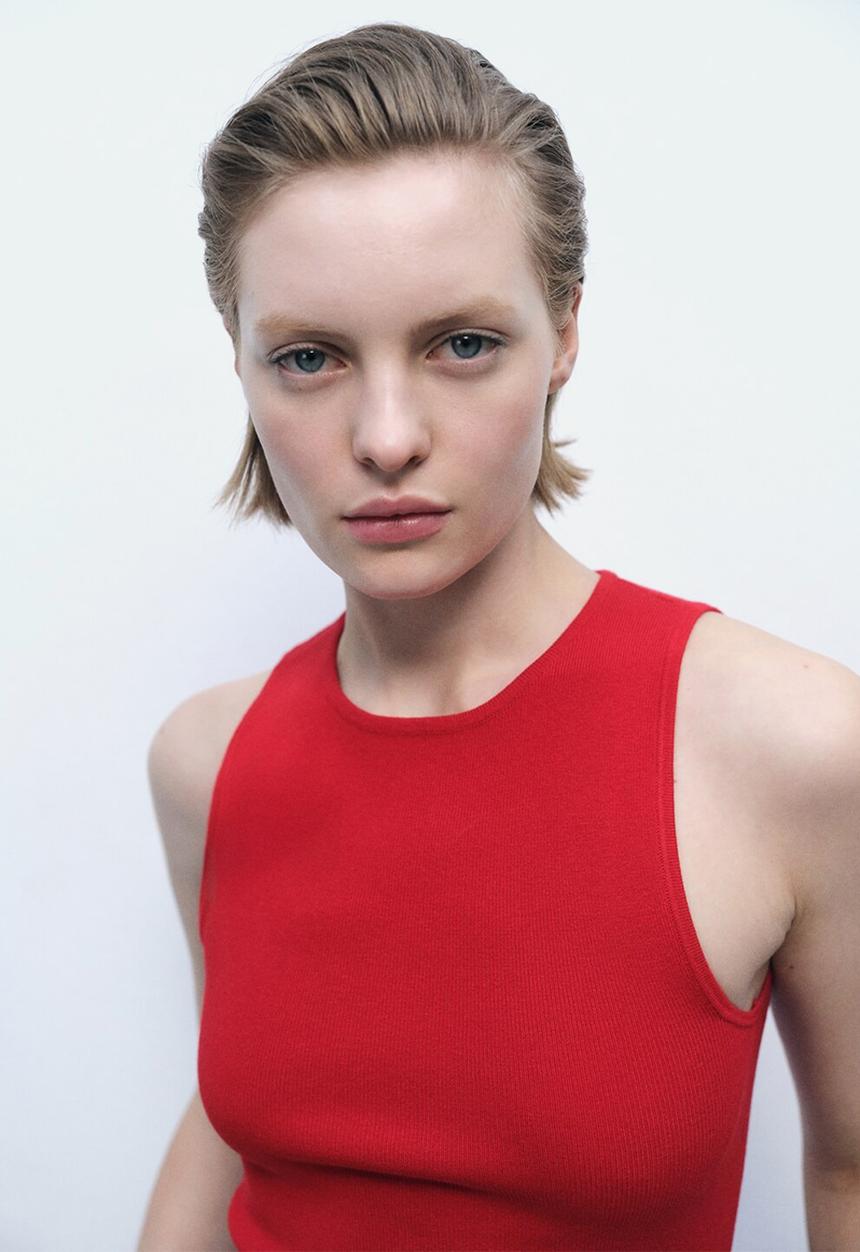 MANGO - Top Hernan - Red