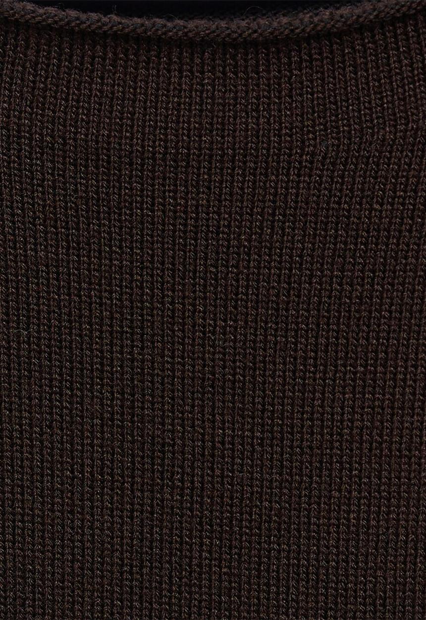 MANGO - Sweater Camin - Dark Brown
