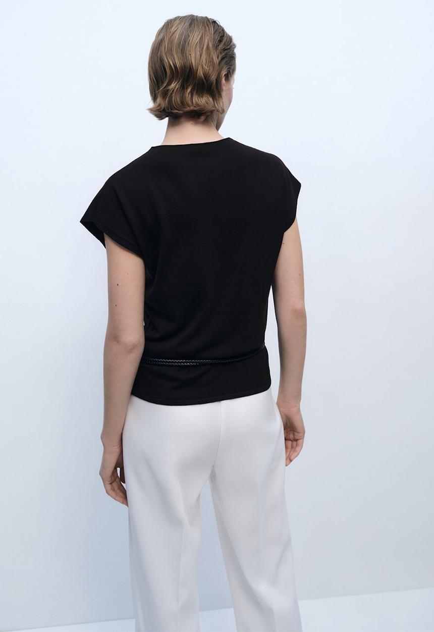 MANGO - Sweater Camin - Dark Brown