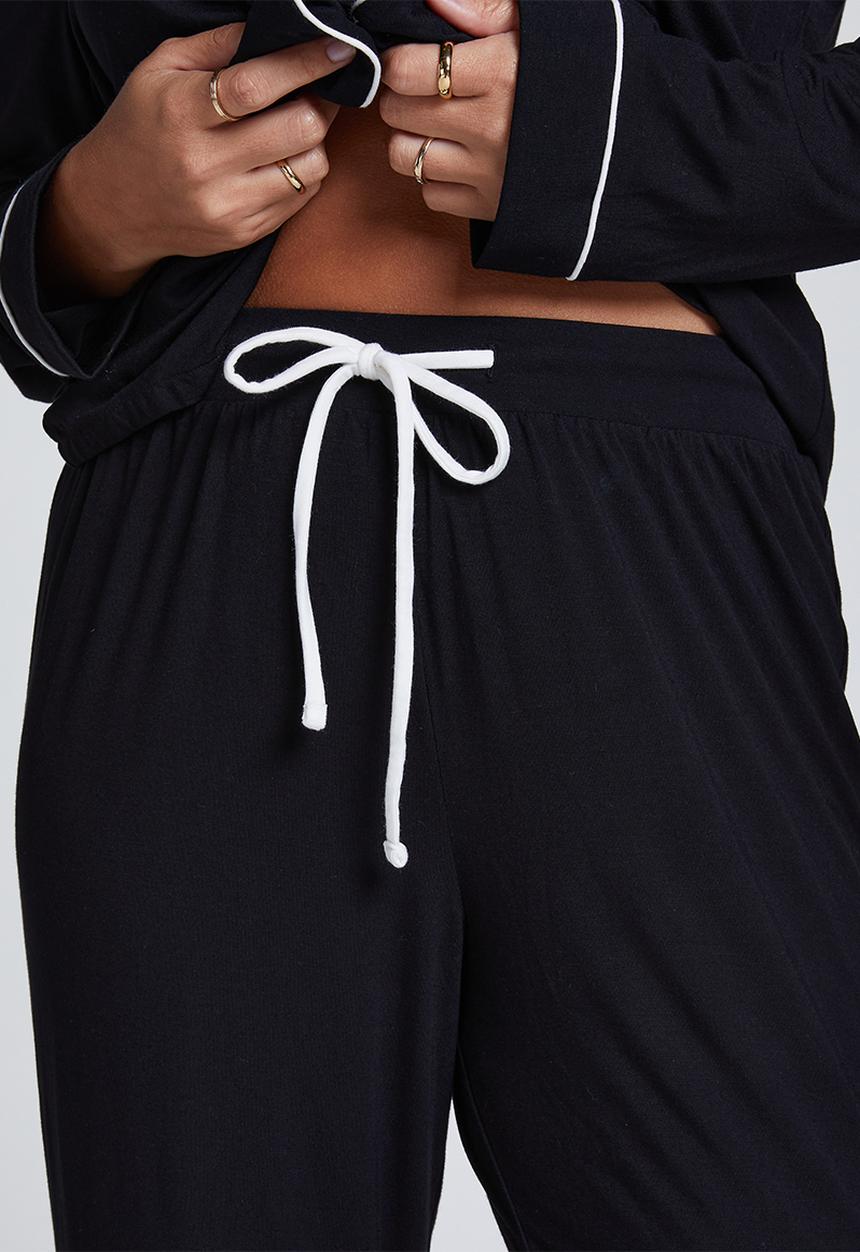 Hunkemoller - Pants jersey essential - black