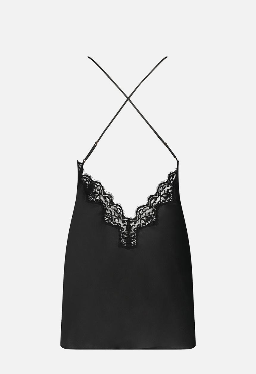 Hunkemoller - SD Satin Mya - black