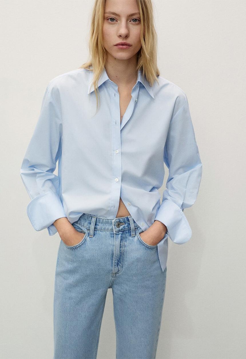 MANGO - Jeans Matilda - Open Blue