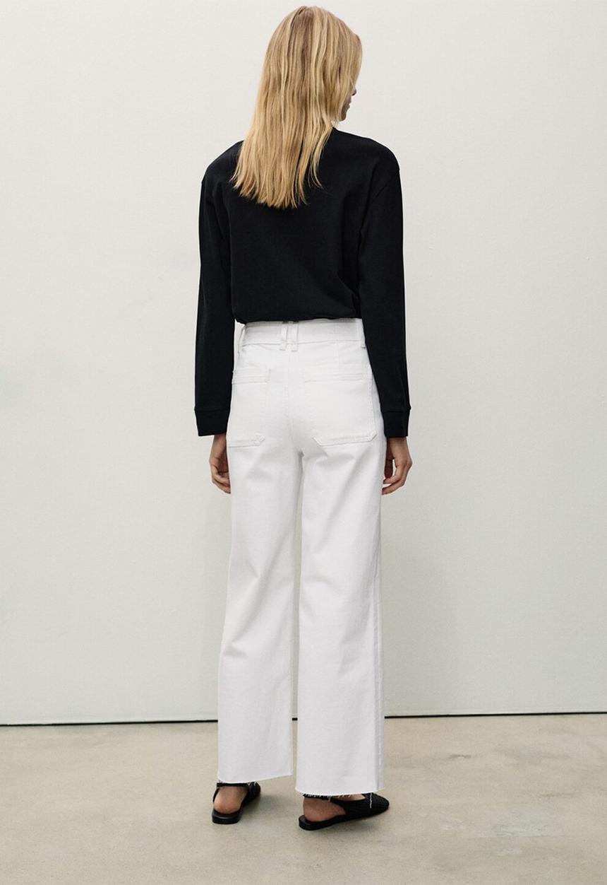 MANGO - Jeans Catherin - White