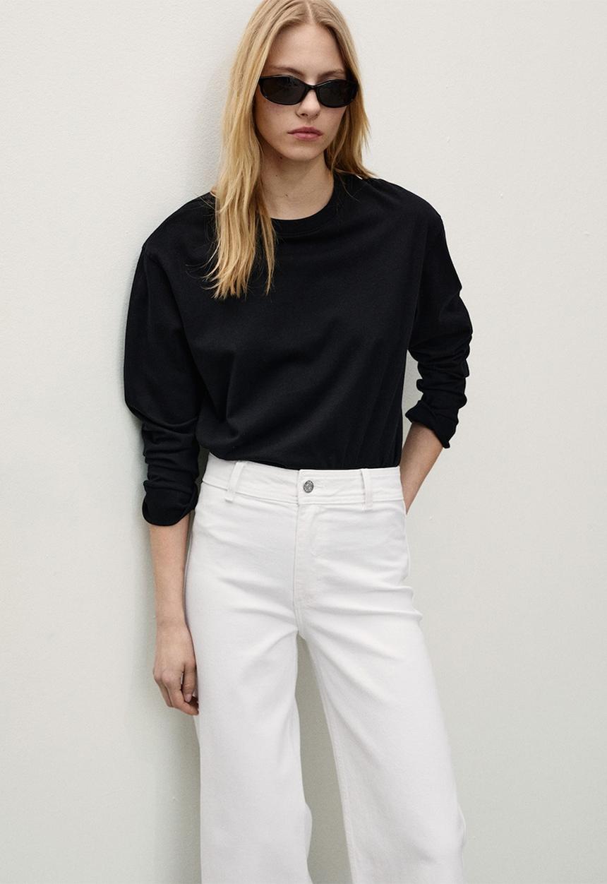 MANGO - Jeans Catherin - White