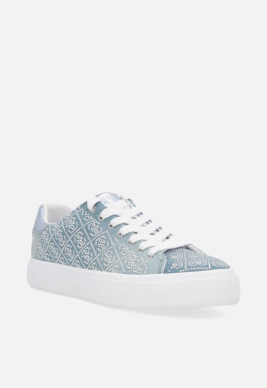 GUESS - Washed Denim Sneaker - Blue