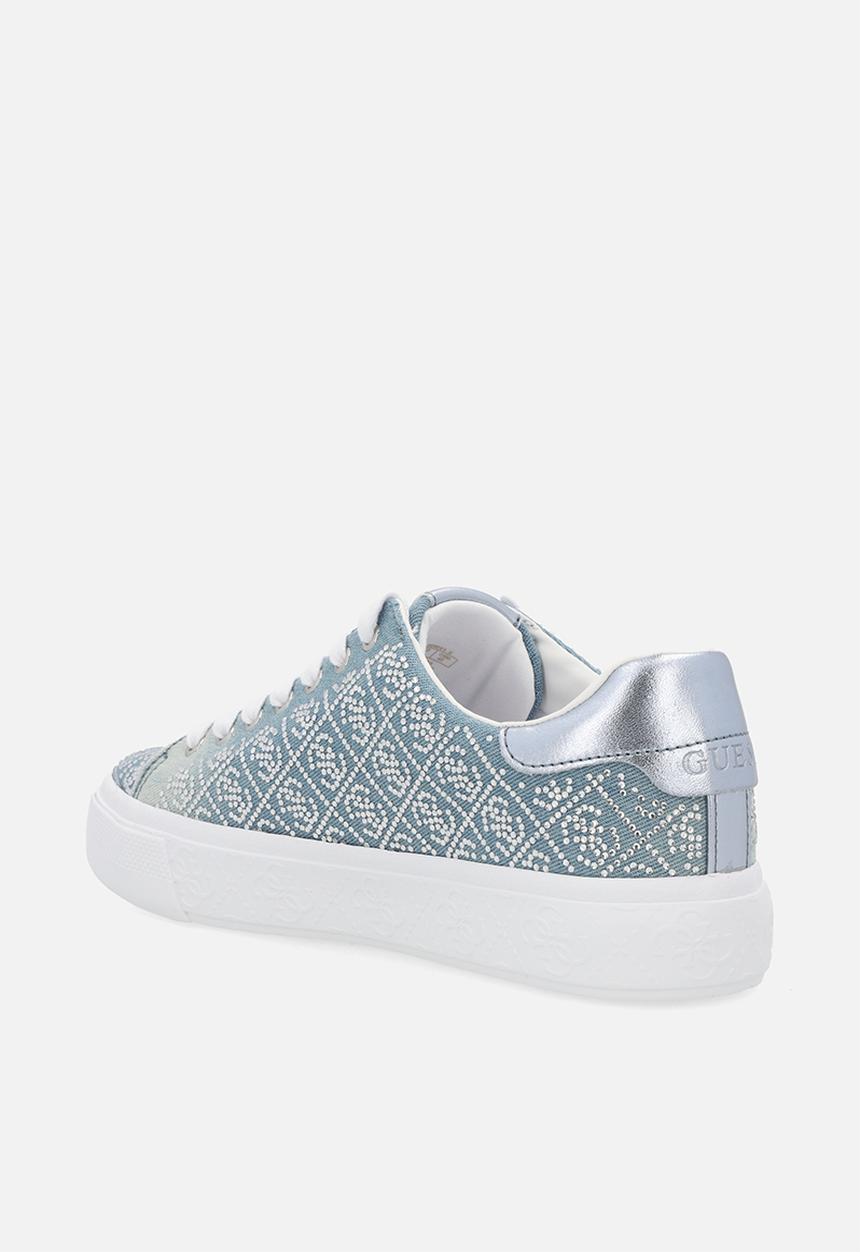 GUESS - Washed Denim Sneaker - Blue