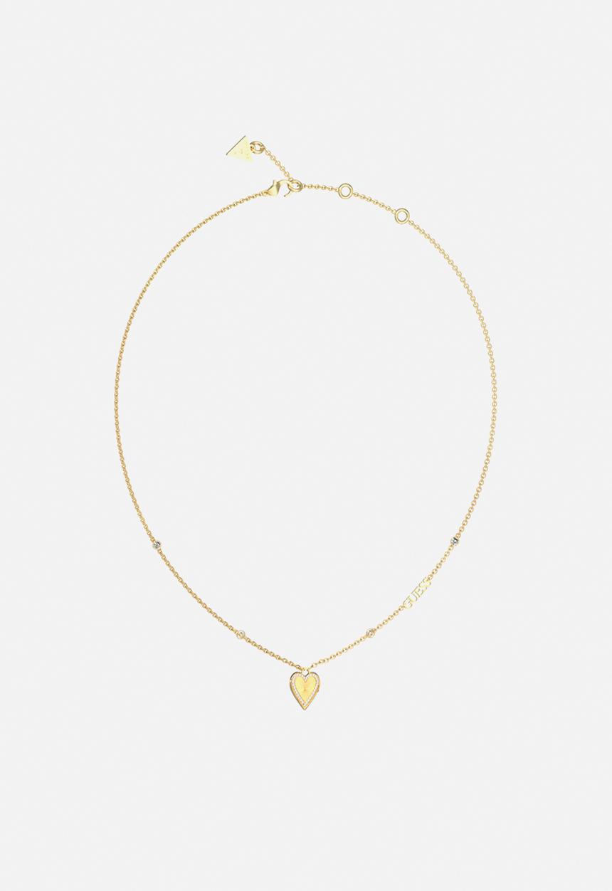 GUESS - Love me tender heart necklace - gold