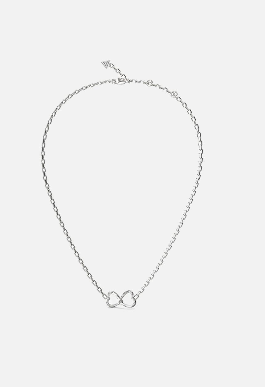 GUESS - Mon amour two hearts necklace - silver