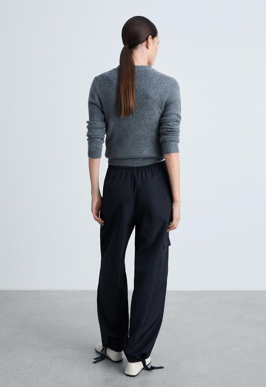 MANGO - Trousers Vicky - Navy