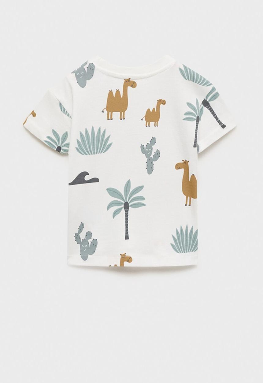 MANGO - T-shirt desert - natural