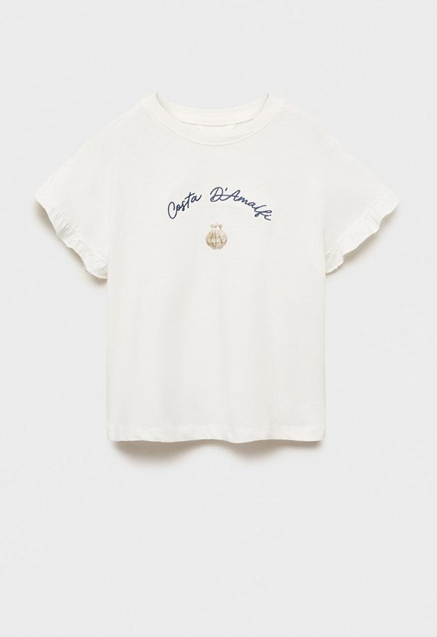 MANGO - T-shirt amalfi - natural