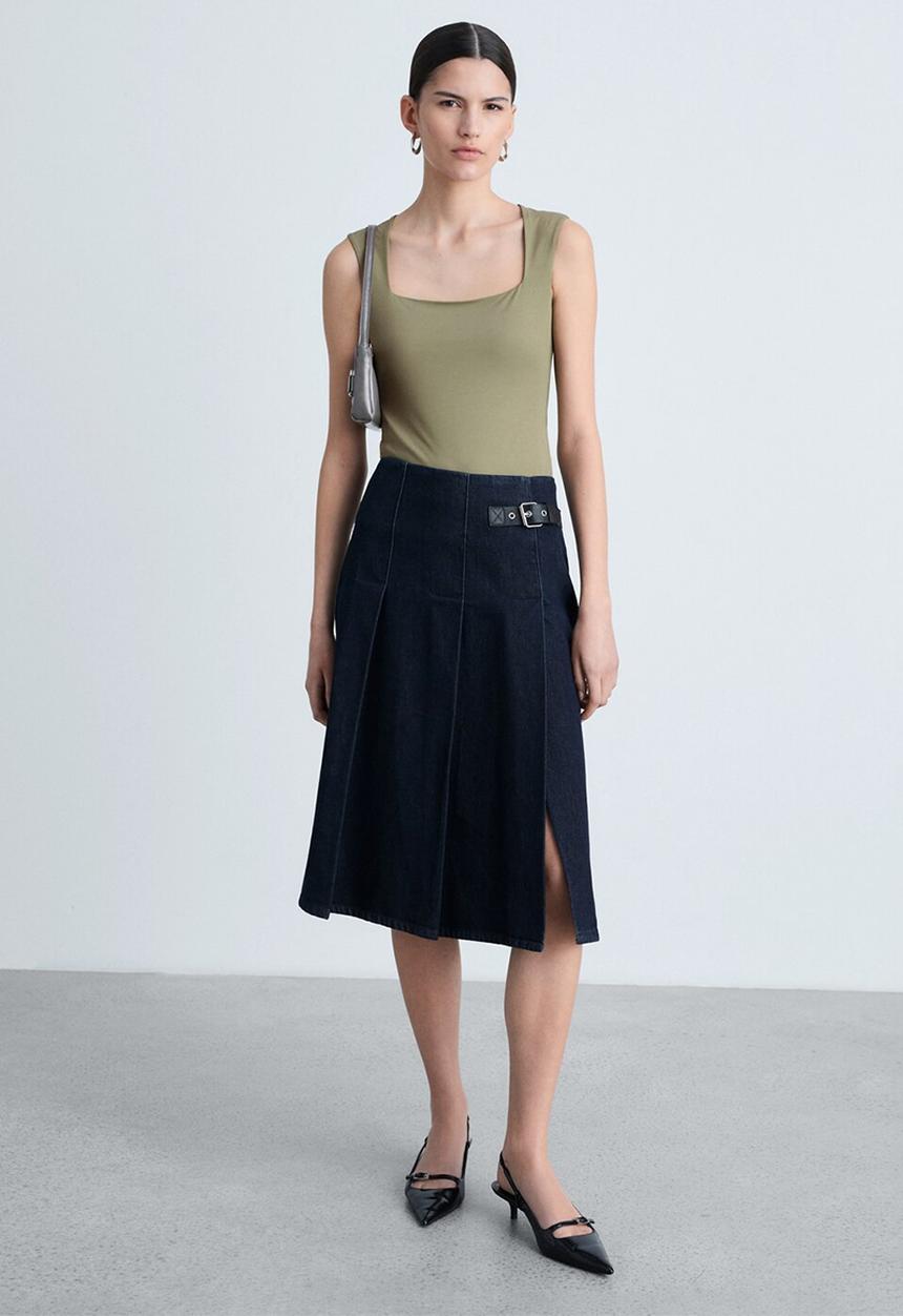 MANGO - Top Rayo - Khaki