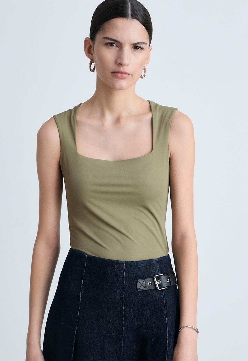 MANGO - Top Rayo - Khaki