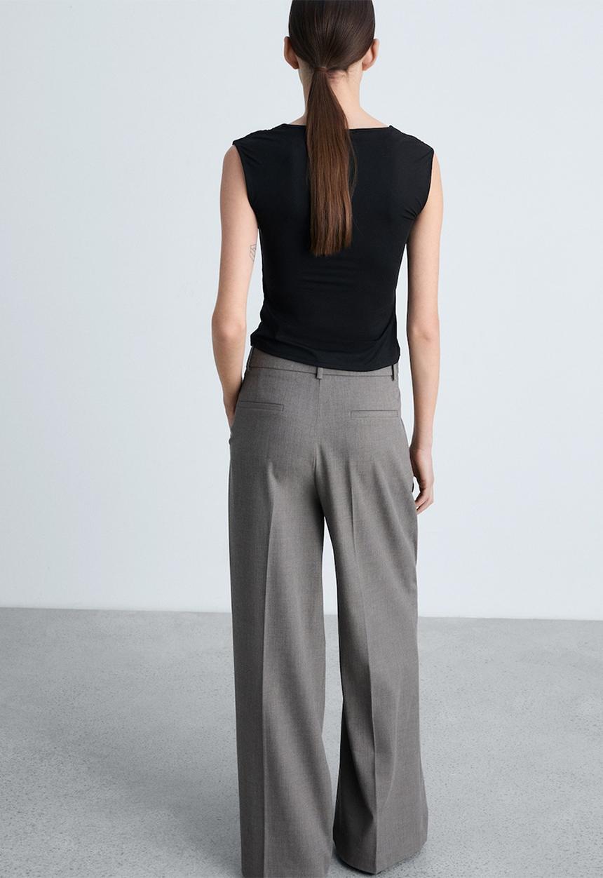MANGO - Top Rayo - Black