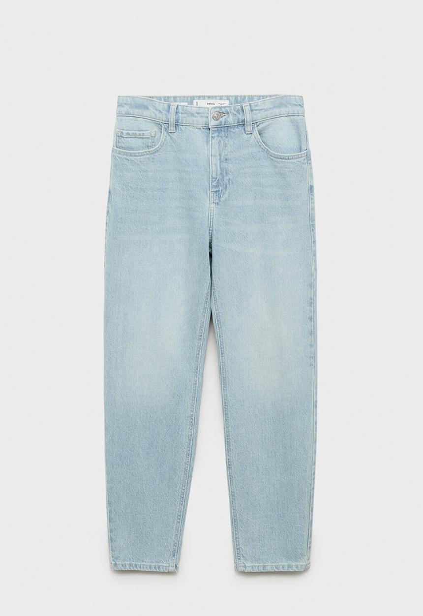 MANGO - Jeans Newmom - Open Blue