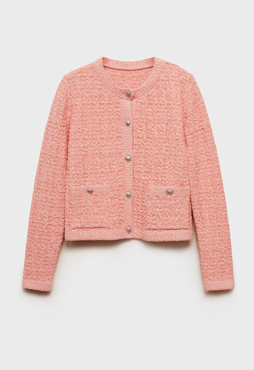 MANGO - Jacket Morango - Light/Pastel Pink
