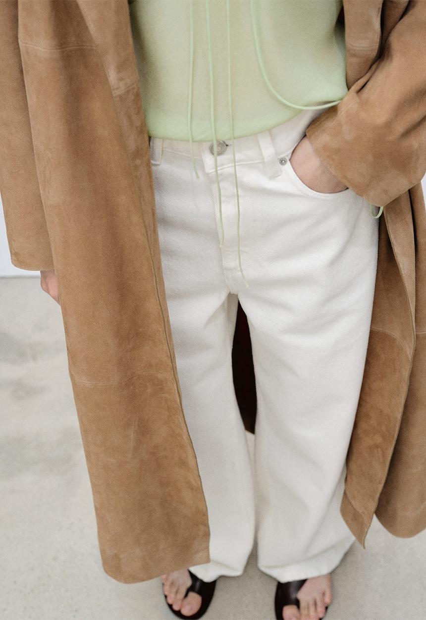 MANGO - Jeans Camilla - Natural
